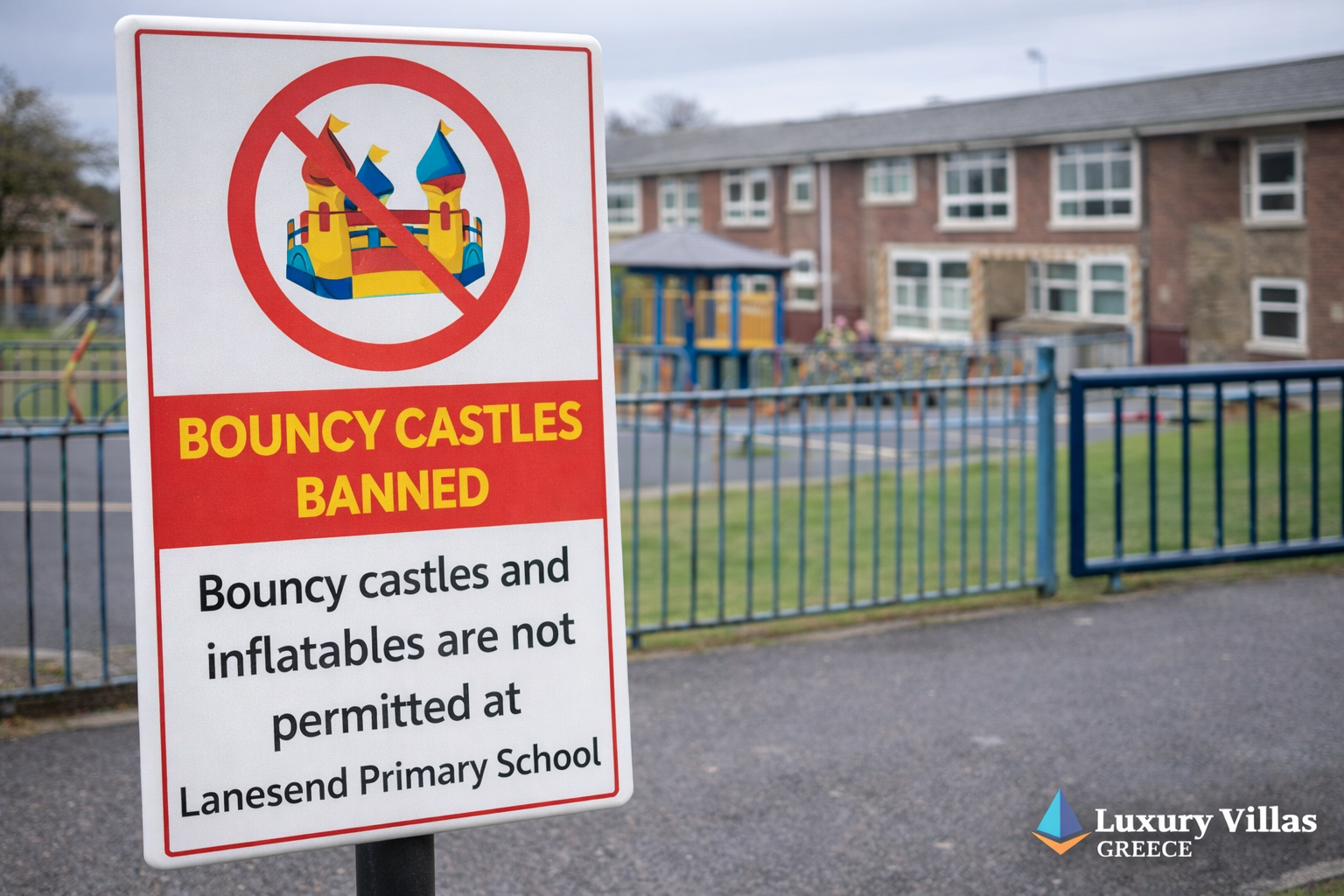 Lanesend Primary School Bouncy Castle Ban