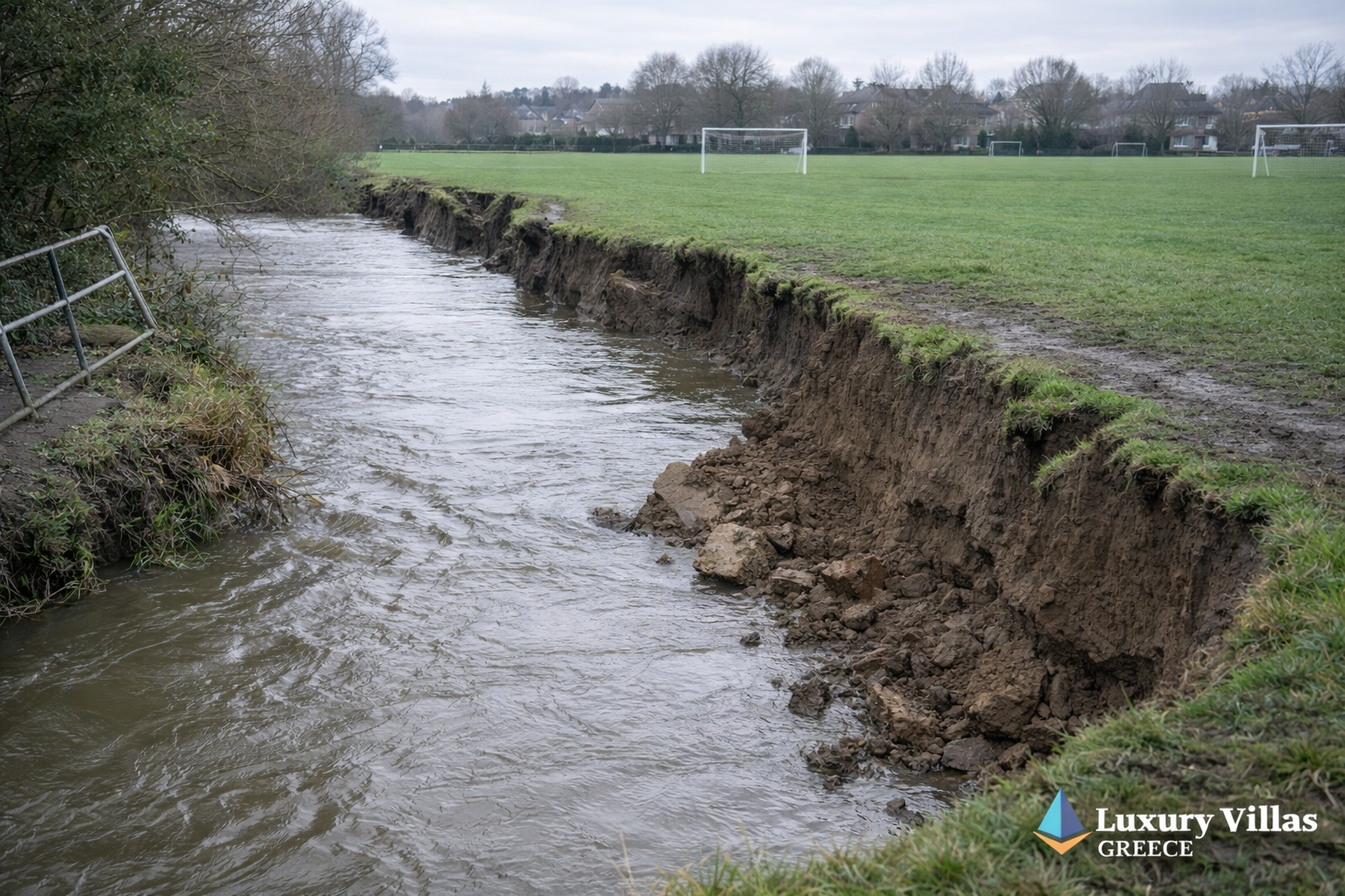 Riverbank Collapse Iford Playing Fields