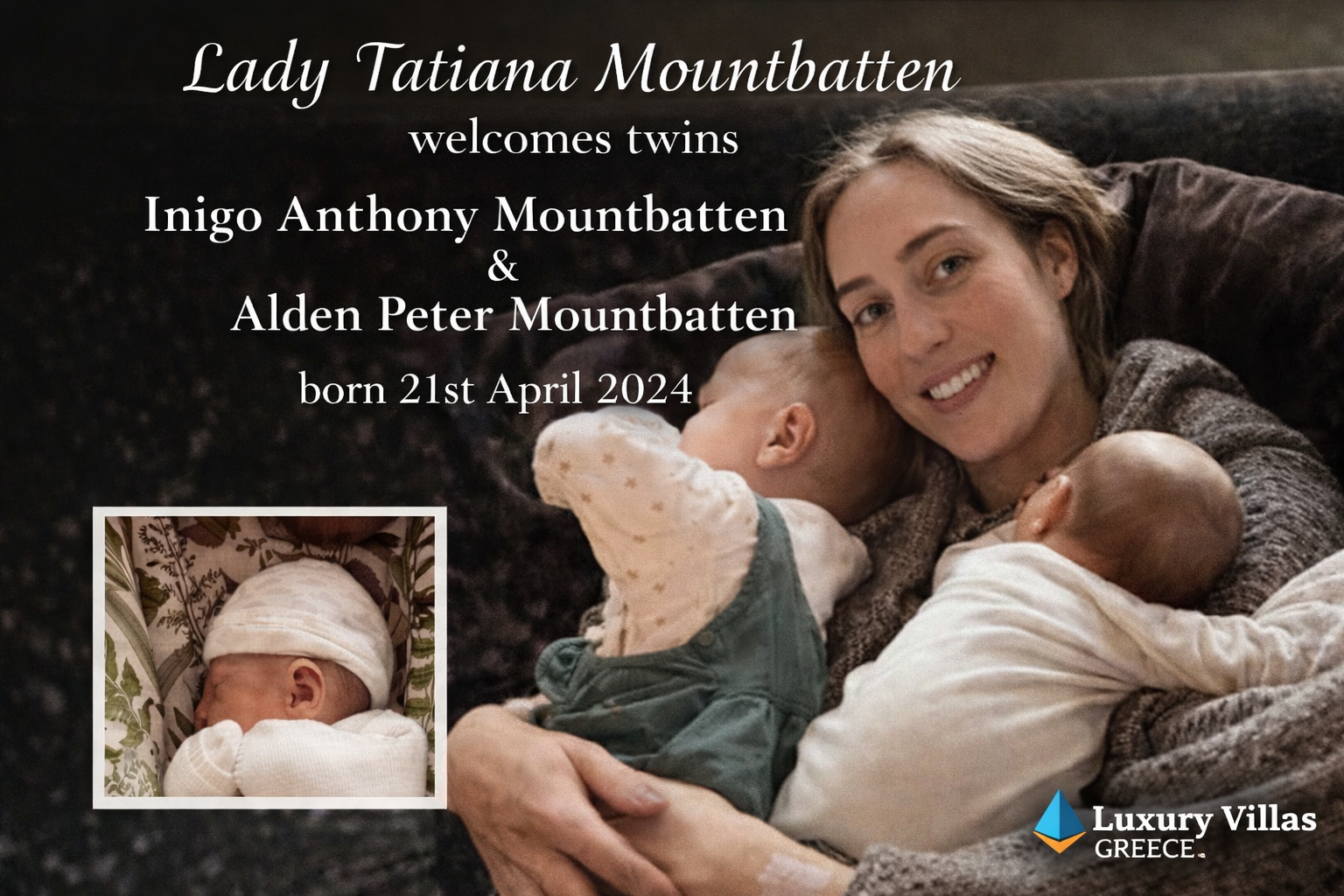 Lady Tatiana Mountbatten Birth Announcement