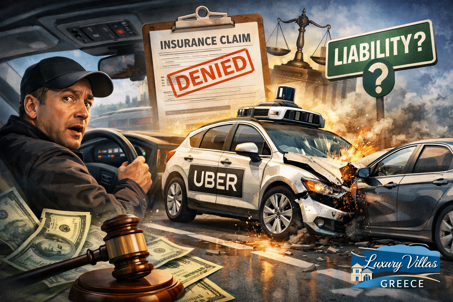 Uber Self Driving Backup Driver Accident Liability Insurance
