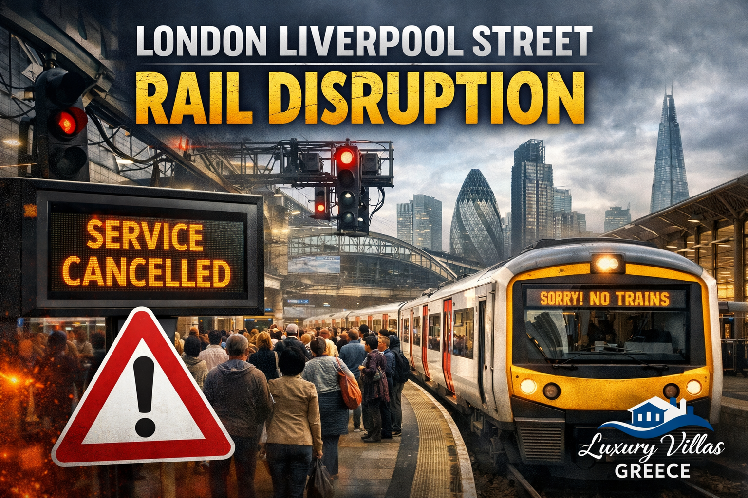 London Liverpool Street Rail Disruption