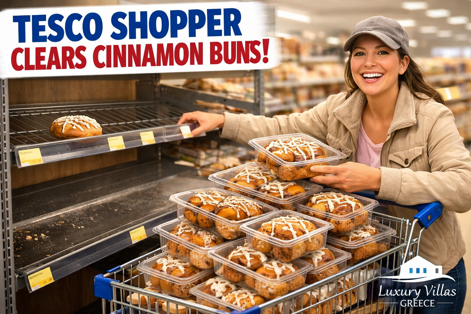 Tesco Shopper Clears Cinnamon Buns