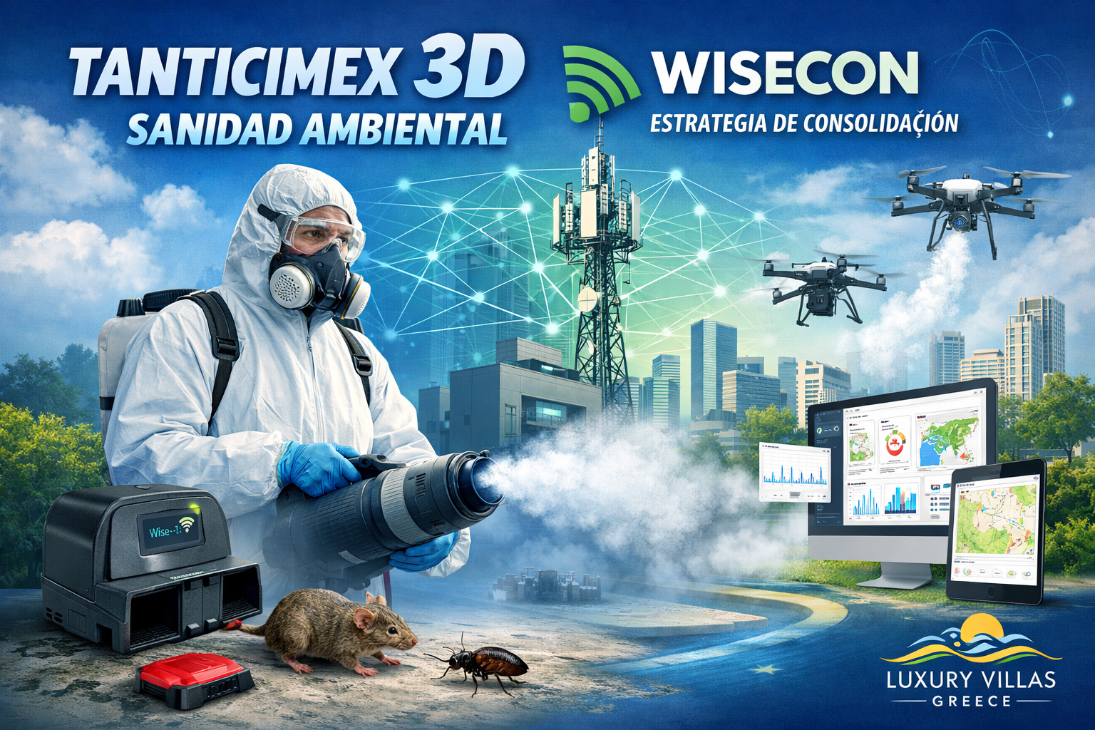 Anticimex 3D Sanidad Ambiental / WiseCon Estrategia de Consolidación