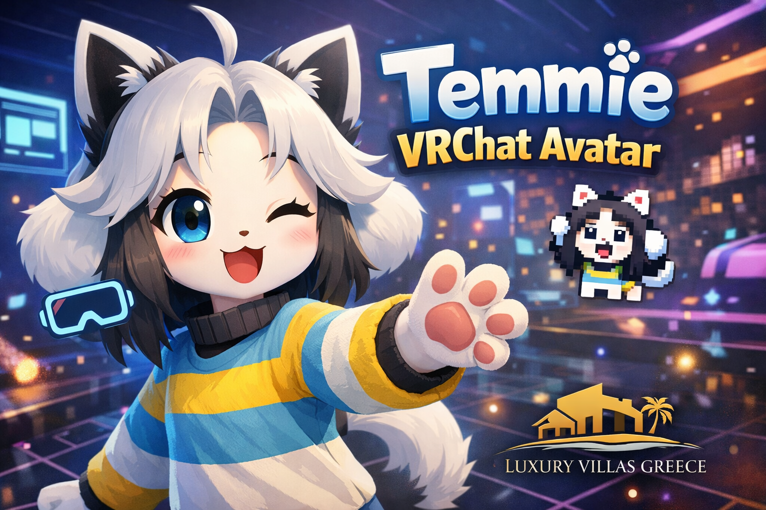 Temmie VRChat avatar