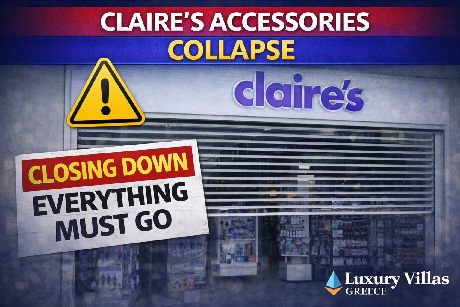 Claire's Accessories Collapse