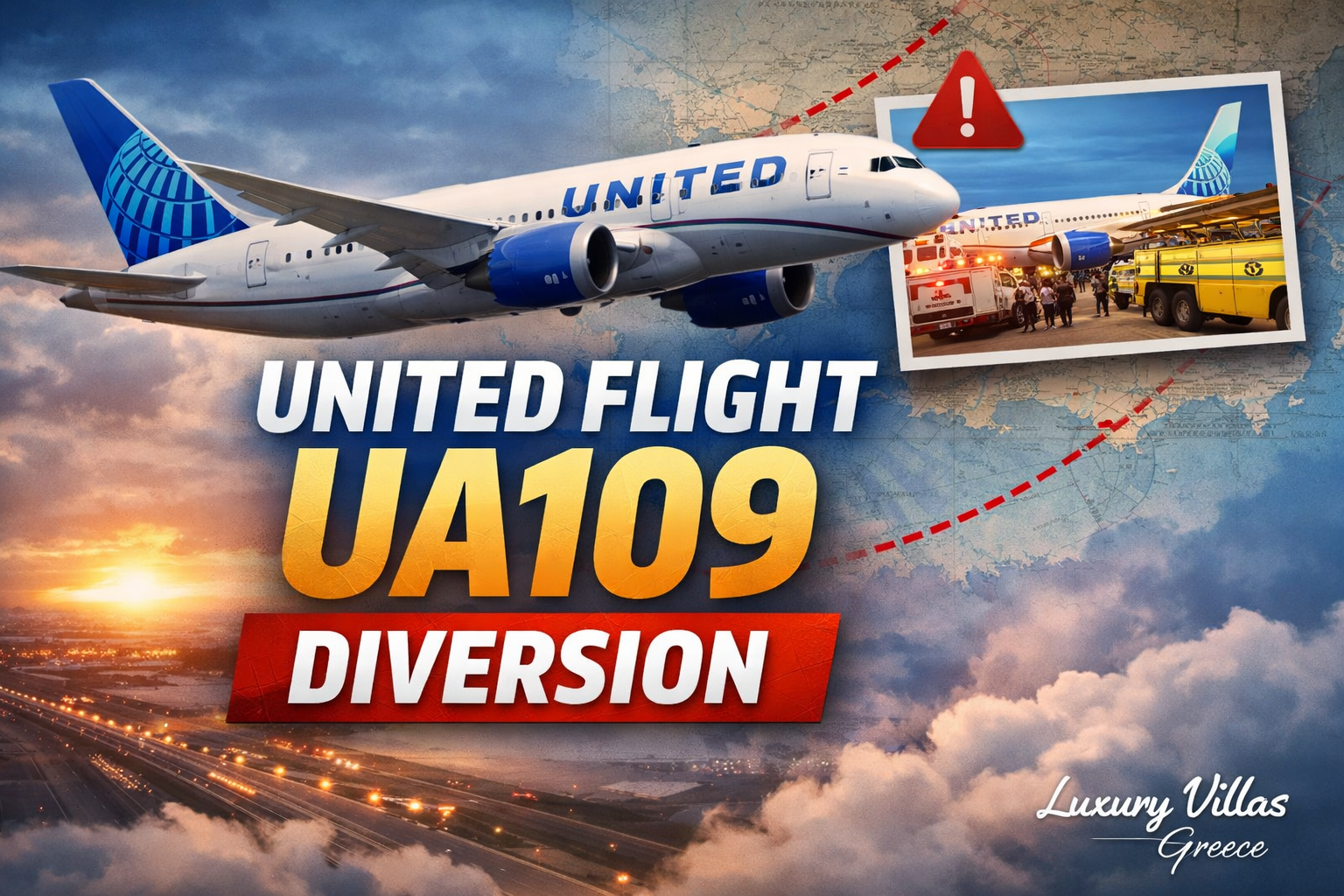 United Flight UA109 Diversion
